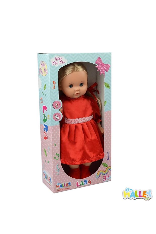 Kırmızı Elbiseli Lara Bebek - 1