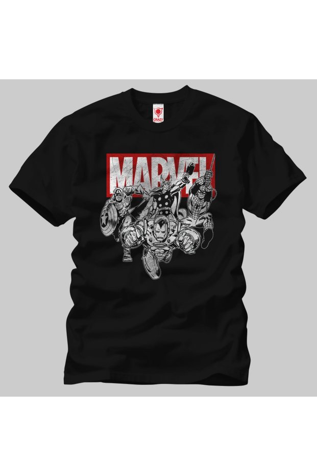 تي شيرت Avengers Grayscale للجنسين