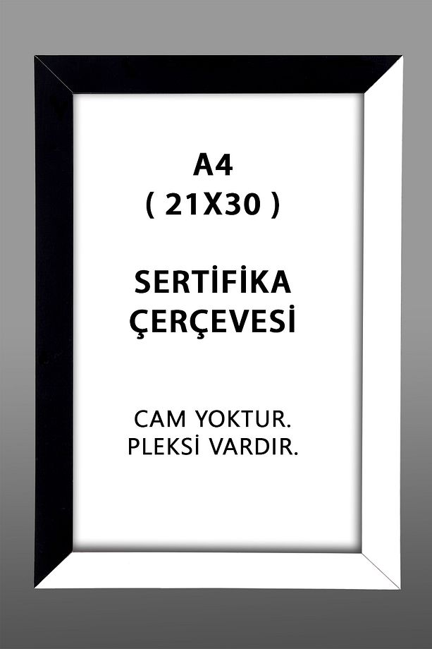 5 Adet A4 Çerçeve Pvcli 21x30 Sertifika Için Çerçeve Diploma Için Çerçeve Belge Için Çerçeve - 3