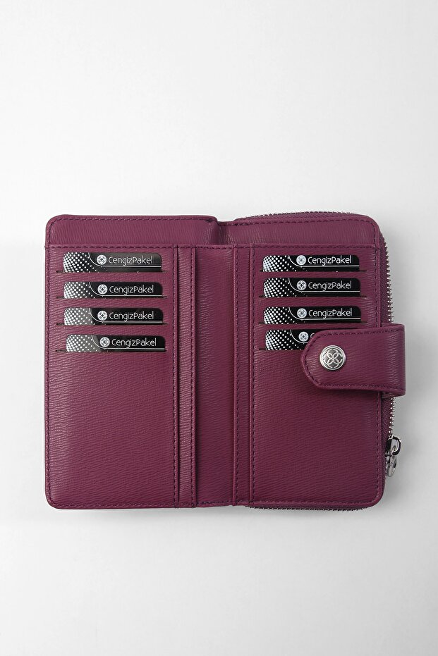 Mürdüm Kadın Cüzdan - 2