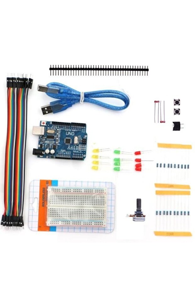 Arduino Uno Başlangıç Kiti Eğitim Seti (kutulu-kitapçıklı) - 3