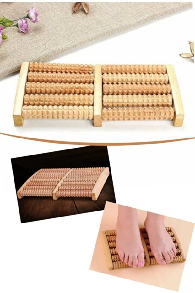 Wooden Foot Massager