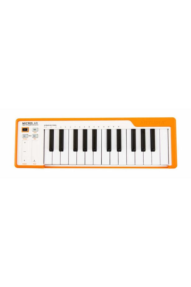 Microlab - Midi Klavye Turuncu 25 Tuş Slimkey Micro Keyboard + Yazılım Paketi - 1