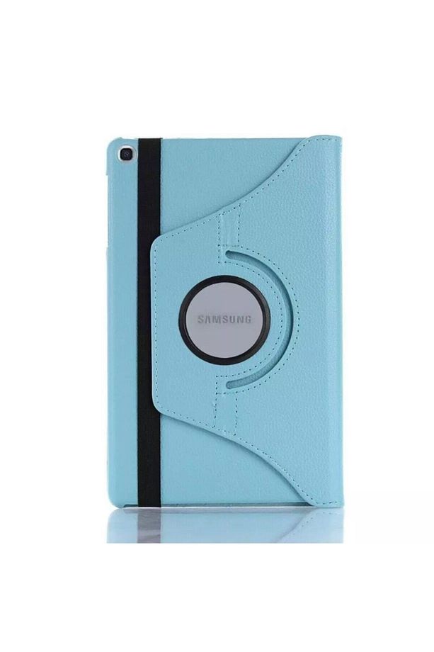 Mavi Samsung Tab A7 T500 T505  10.4 360 Standlı Dönebilen Tablet Kılıfı +Tablet Tutucu - 1
