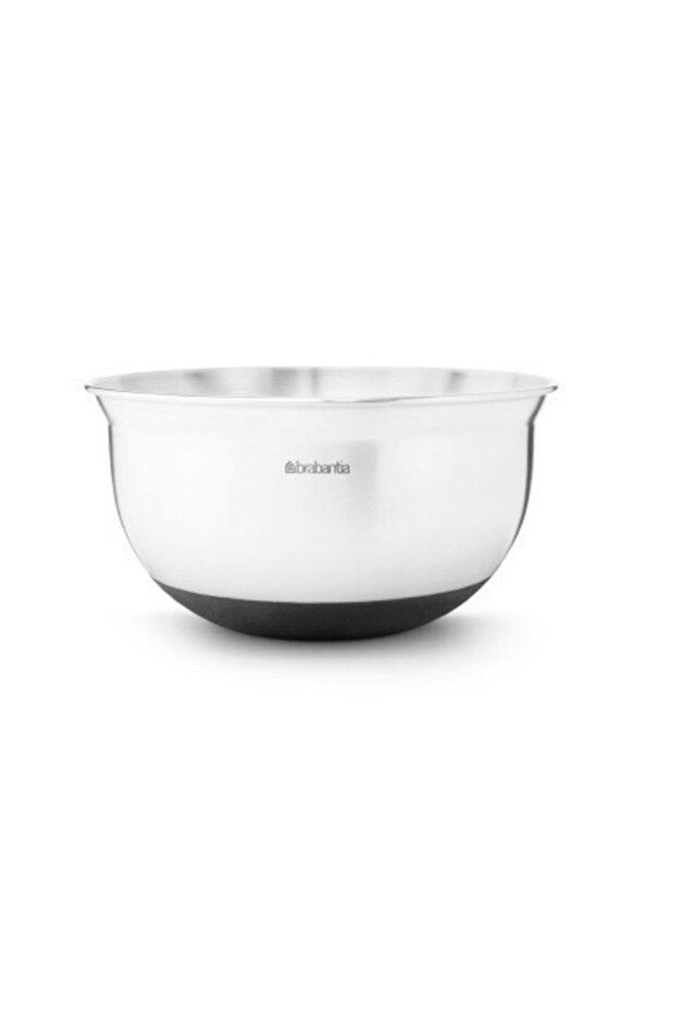 Matt Steel Black Mixing Bowl 1l