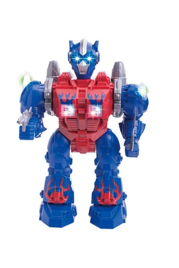 Robotor Ateş Eden Sesli Işıklı Yürüyen Robot - 1