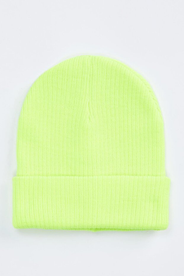 Kadın Neon Yellow Basic Triko Bere R7545AZ20WN - 1