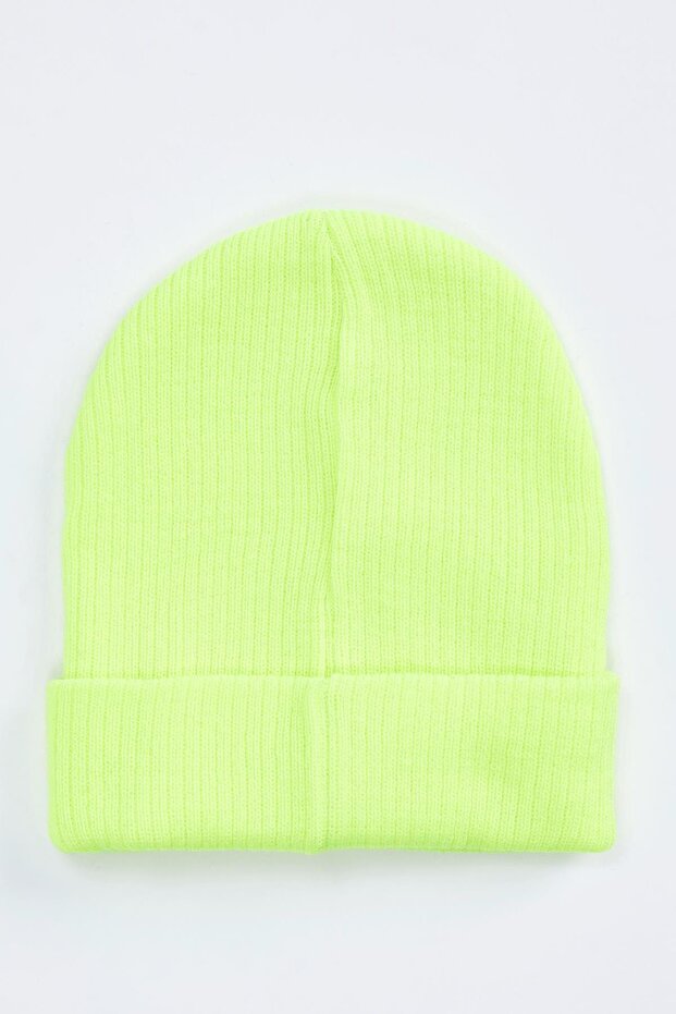 Kadın Neon Yellow Basic Triko Bere R7545AZ20WN - 2