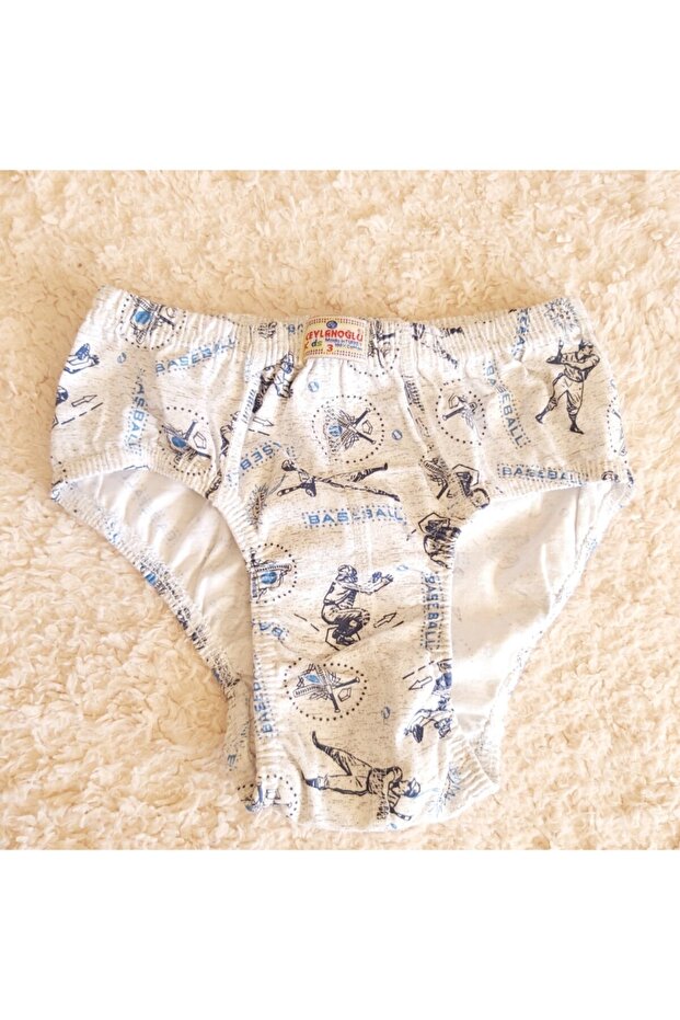سراويل داخلية منقوشة للأولاد 6 قطع - 5