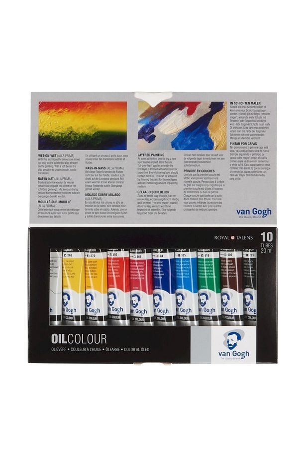 : Yağlı Boya : Basic Set : 10 Renk (20 Ml Tüp) - 1