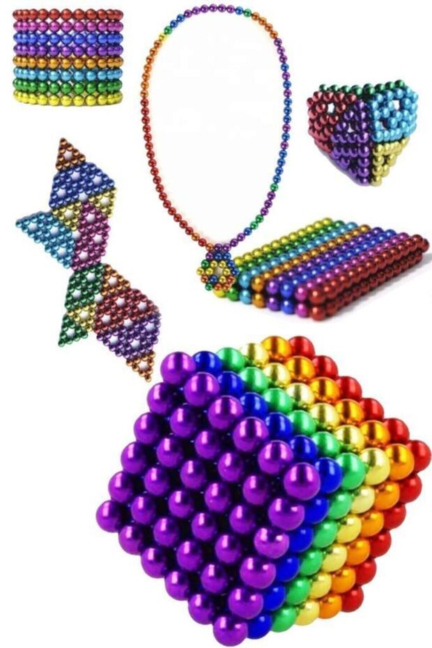 Magnetic Magnet Balls Colorful 5mm 216 Pieces Neo Cube Cube Neodymium