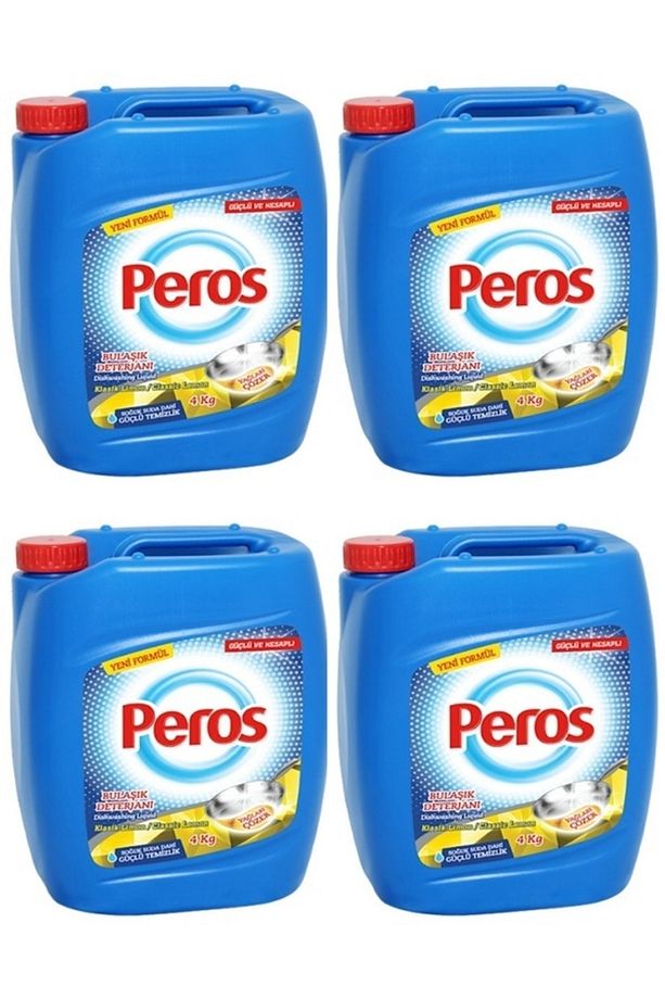 Sıvı Bulaşık Deterjanı 4 kg Limon X 4 Lü Fırsat Paketi - 1