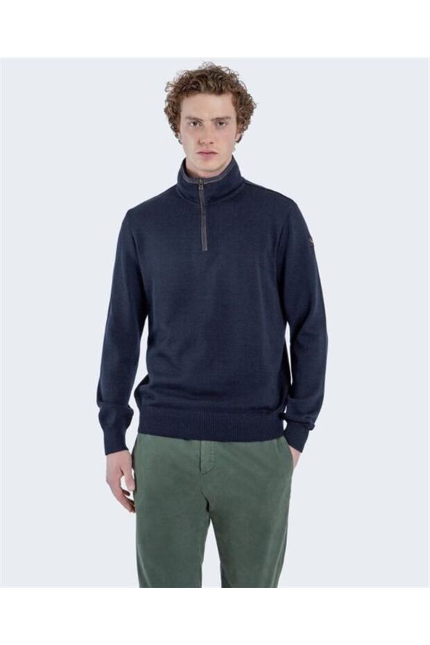 Men's Zipped Pullover C.wWool