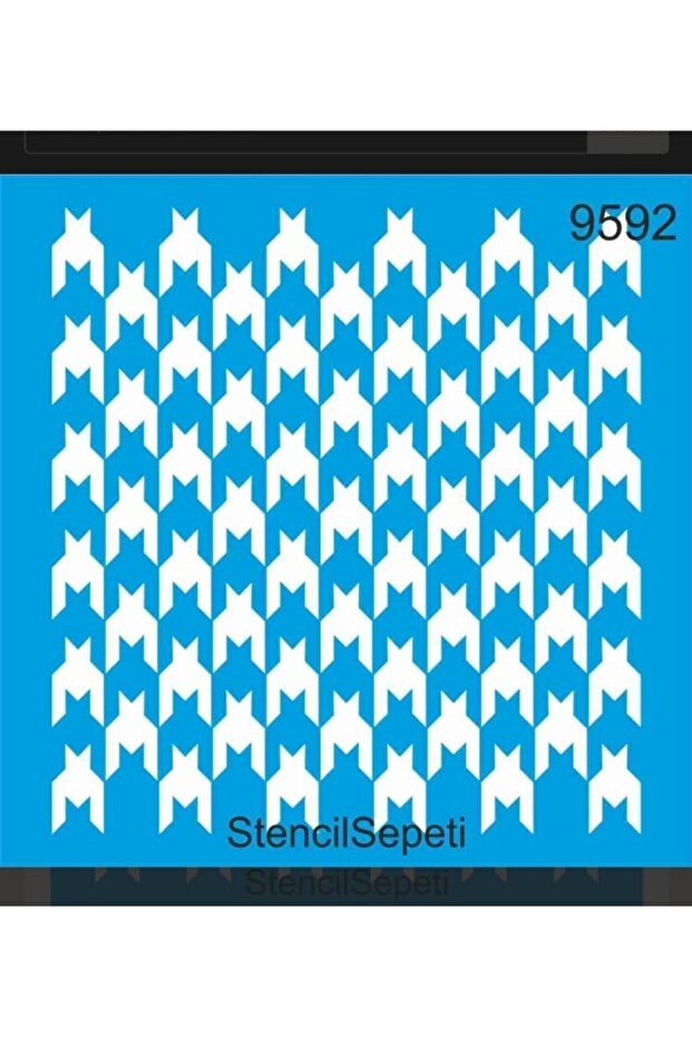 نموذج St9592 استنسل نمط المخل - 20x20 سم - 1