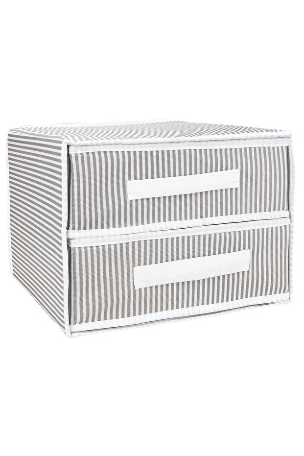 Two Compartment Drawer Organizer - Multi-Purpose Drawer - Socks & Underwear, Baby Items, Etc. Organizer - 2