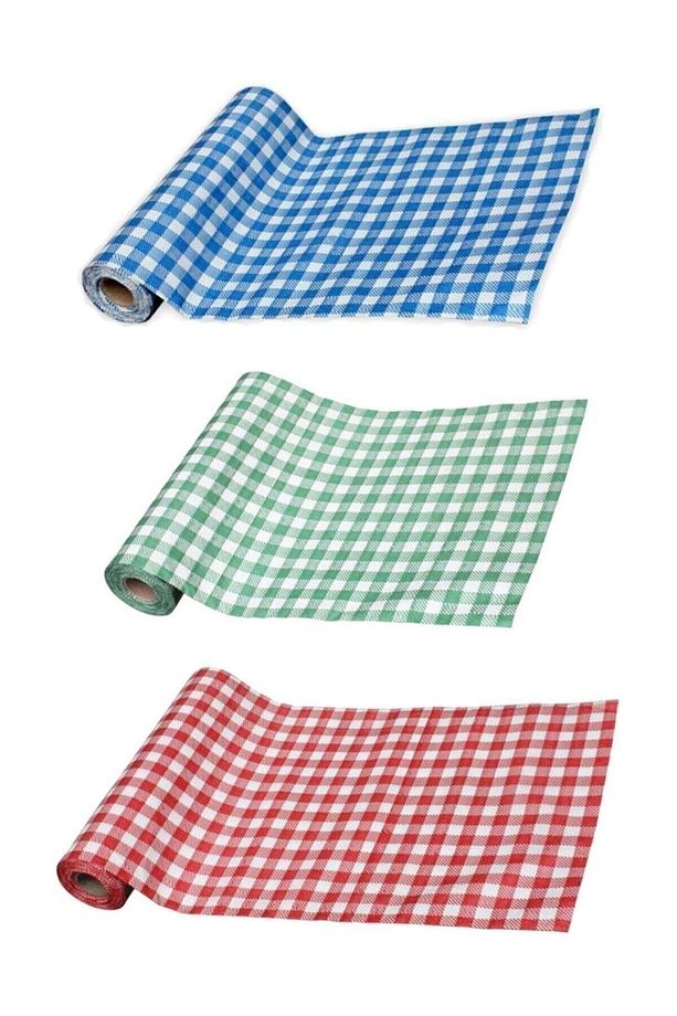 Tek Kullanımlık Masa Ve Aktivite Örtüsü | 100x120 Cm | 3 Rulo | 30 Adet | 3 Renk | - 1