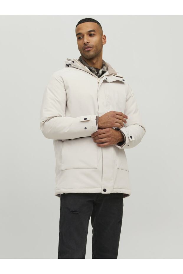 Tiko Hooded Solid Color Parka