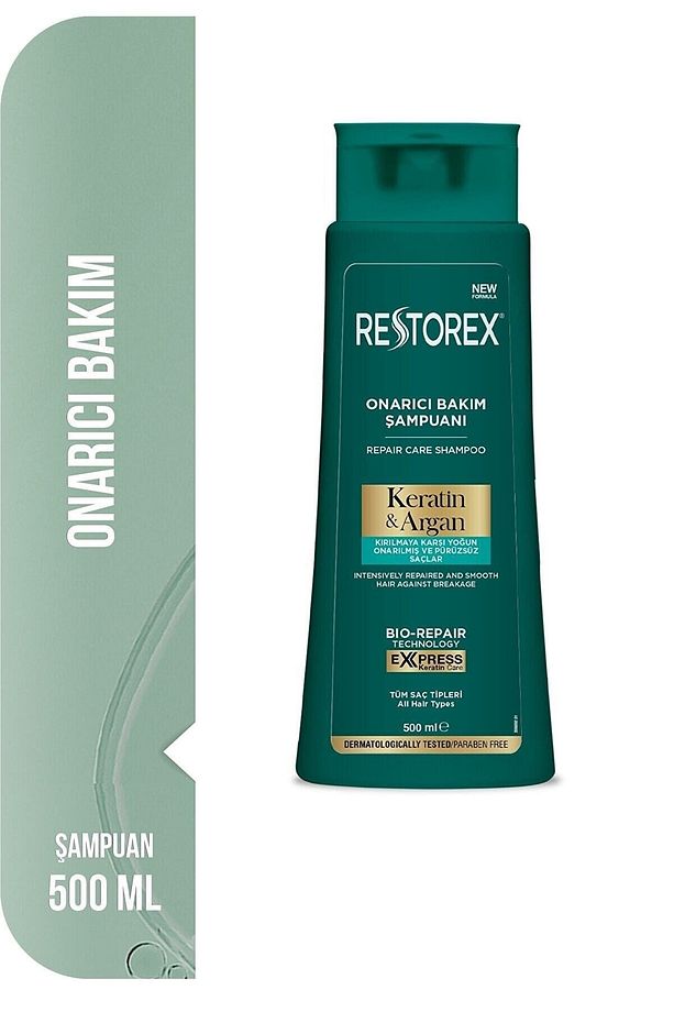 Keratin & Argan Şampuan 500 Ml 6 Adet - 6