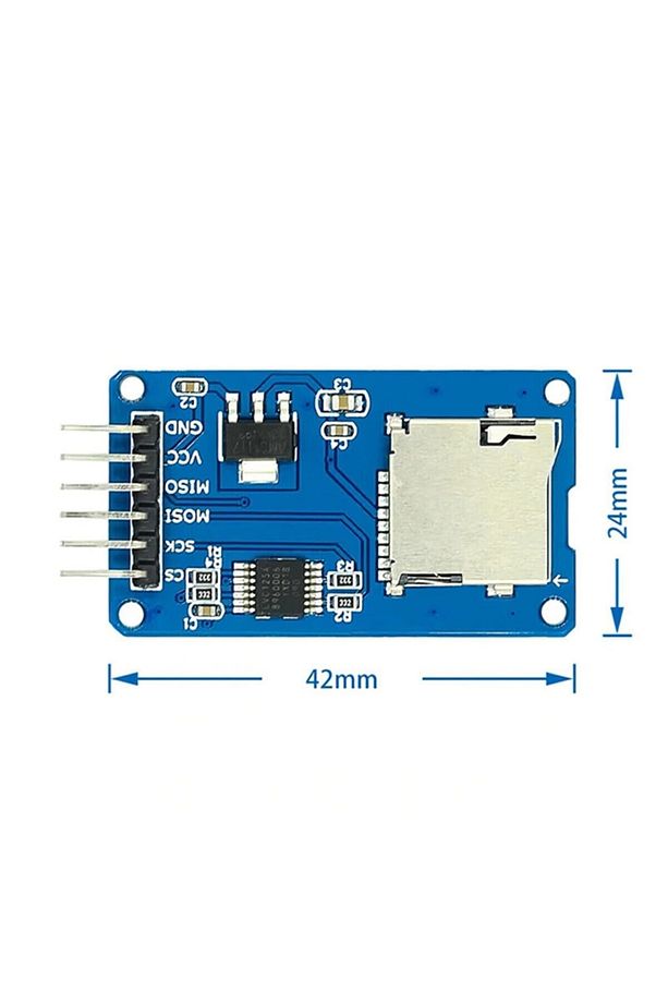 Arduino Micro Sd Kart Okuyucu Modül Spı Hafıza Kartı Okuyucu Micro Sd Kart Modül - 5