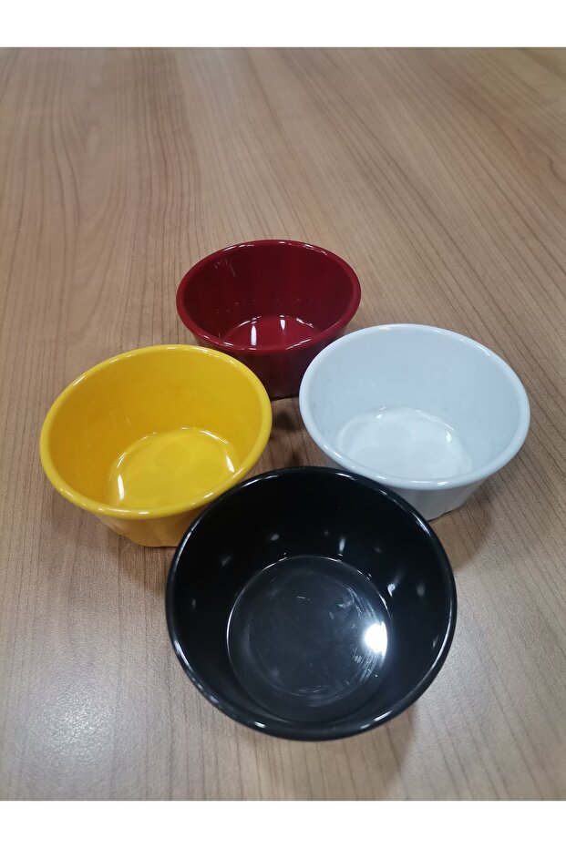 24 Adet Mini Polikarbon Yuvarlak Sosluk,reçellik,lokumluk 35 ml ( Tek Renk Gönderilir ) - 3