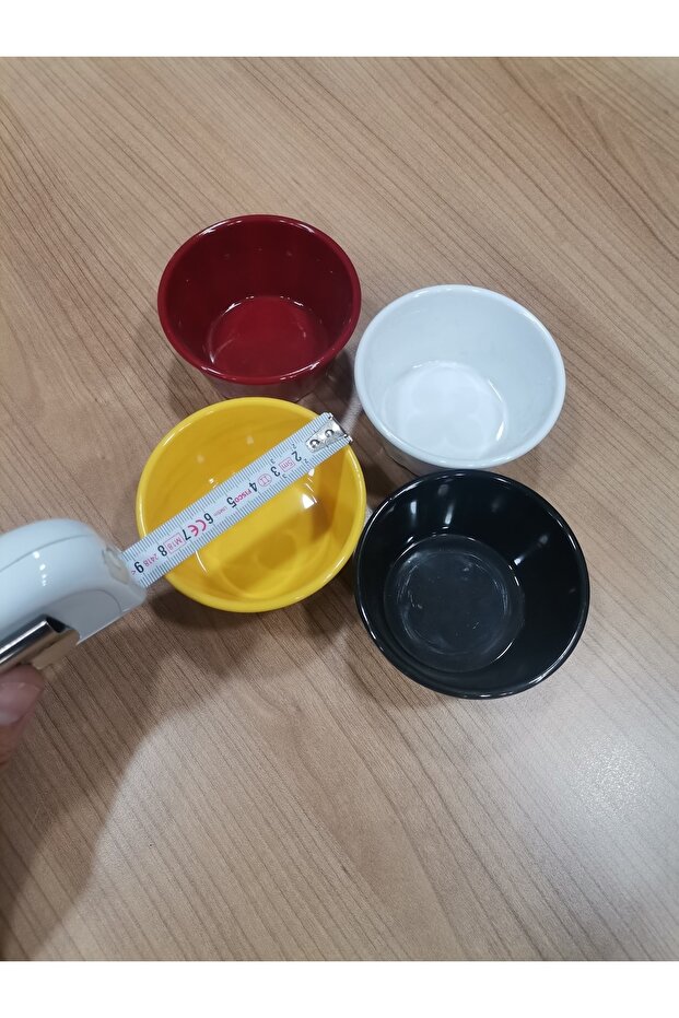 24 Adet Mini Polikarbon Yuvarlak Sosluk,reçellik,lokumluk 35 ml ( Tek Renk Gönderilir ) - 5