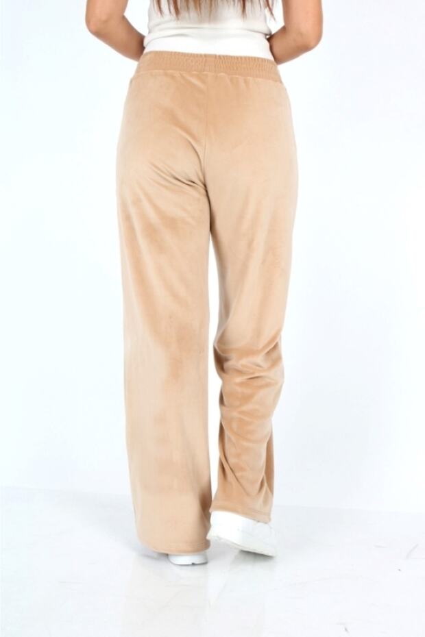 Kadın Kadife Önü Çima Deteylı Pantolon - 3