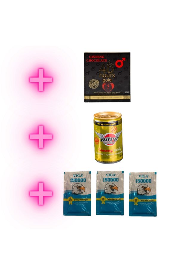 48 Hours Çikolata 1 Adet + Nitromax Içecek 1 Adet + Ginseng Mendil 3 Adet - 1