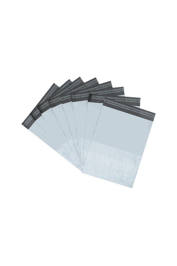 Baskısız Gri Cepli Kargo Poşeti - 30x38+5 - 1000 Adet - 1