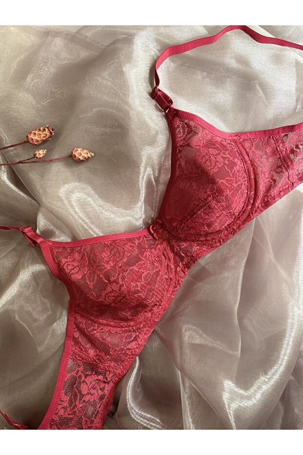 Underwire Lace Bra - 1