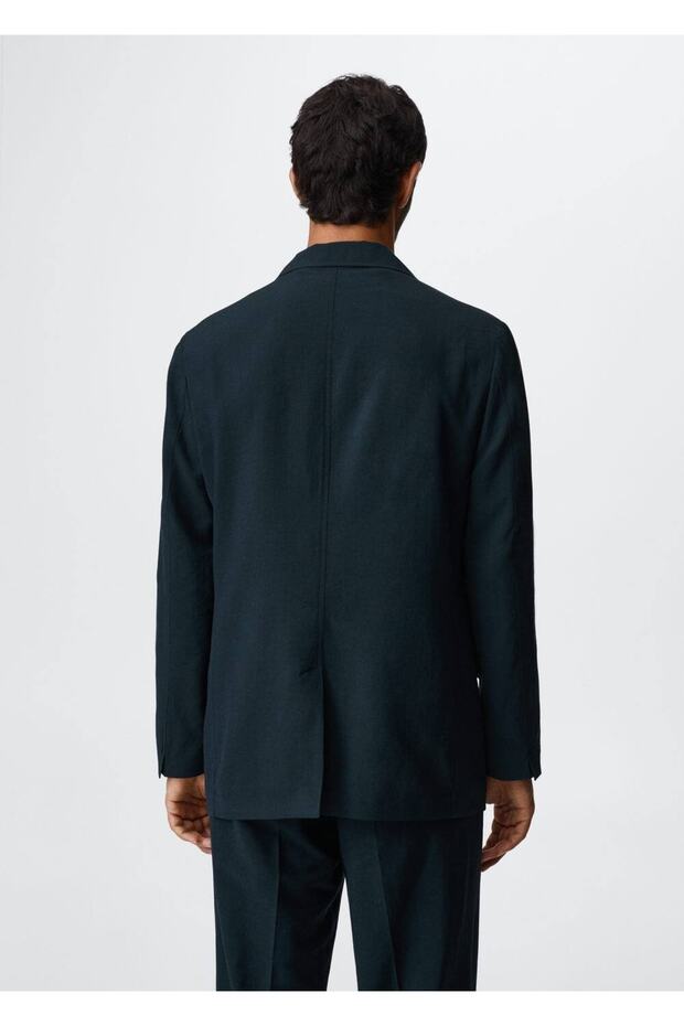 Cepli Keten Ceket - 4