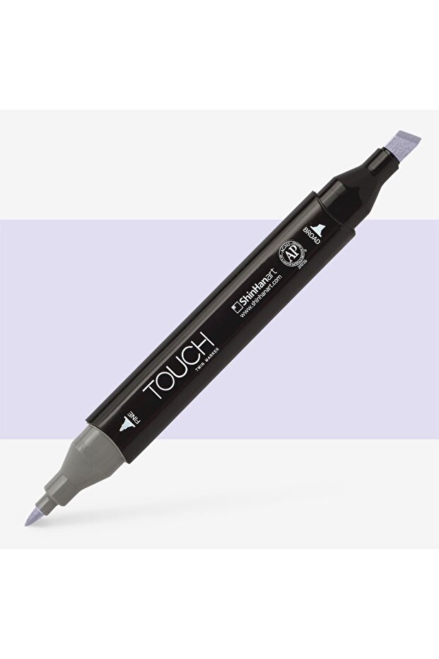 Touch Twin Marker Pen : Double Ended Marker Pen : Pale Lavender : P145