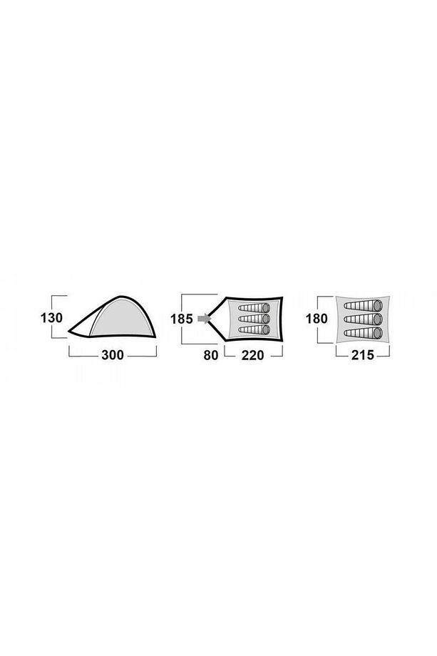 Bird Plus Yeşil 3 Kişilik Çadır Çift Giriş - 7