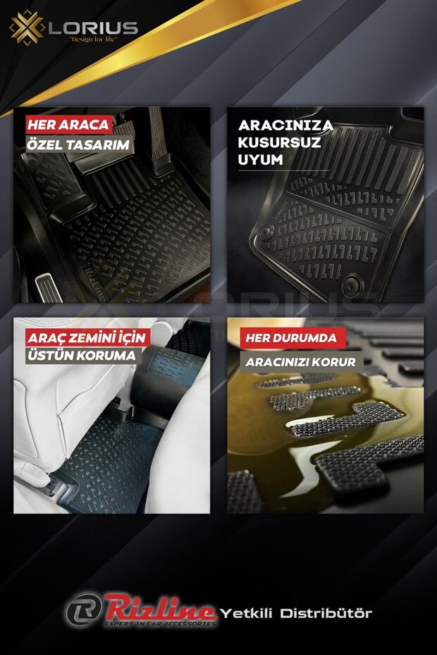 Kia Rio 2011-2017 3d Havuzlu Paspas - 2