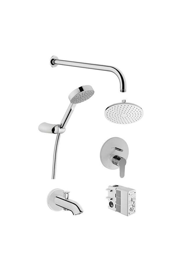 Win S Ankastre Duş Seti Raın L - Master 1f - Krom - 1