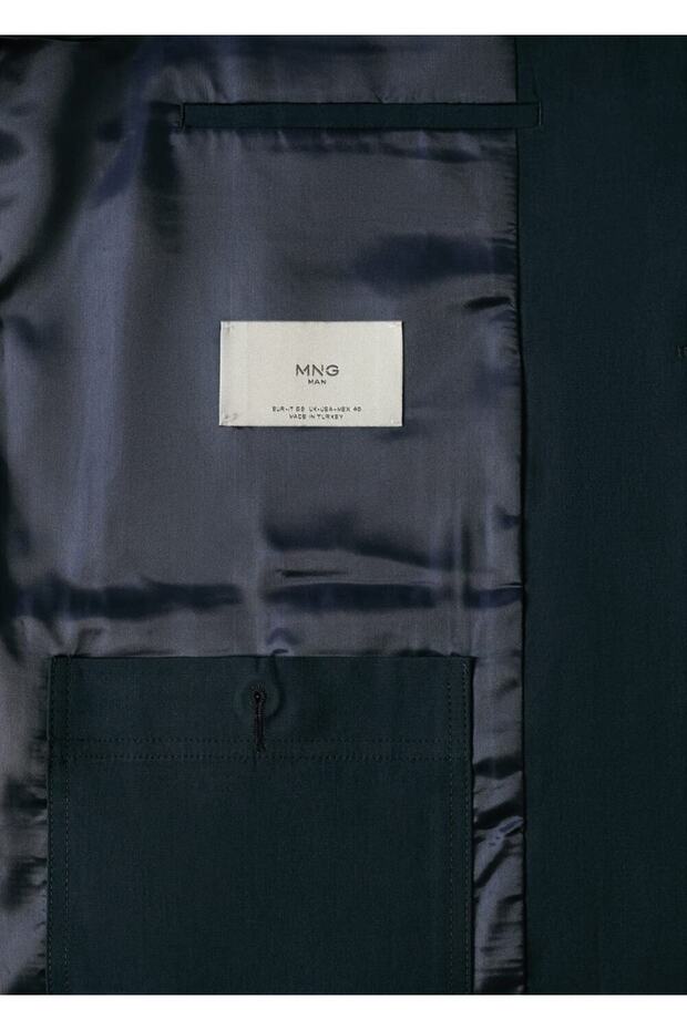 Cepli Keten Ceket - 8