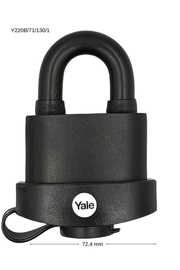قفل Yale PVC مطلي بحري 71 مم