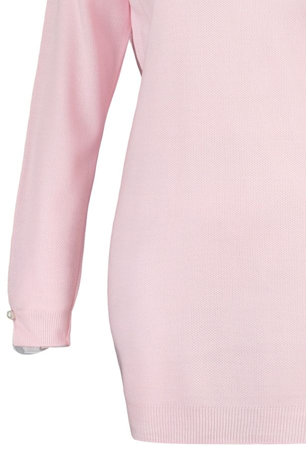 Pembe Kolu İnci Detaylı Triko Kazak TCTAW23AK00027 - 7