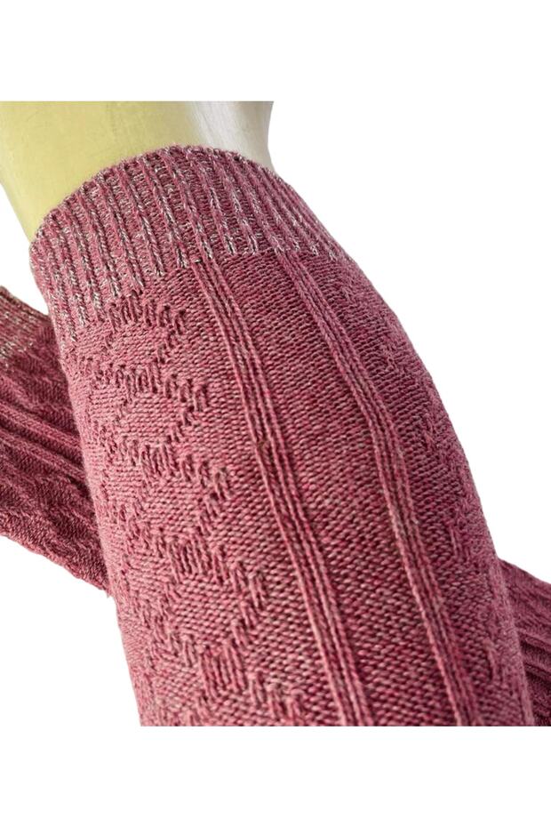 Diz Altı Simli Çorap - 4