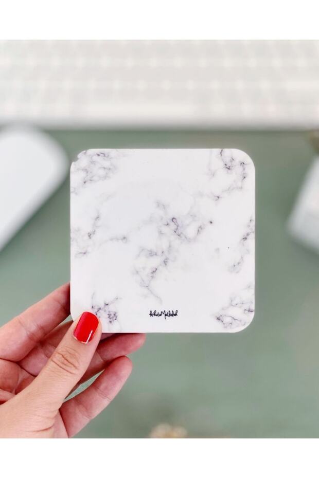 White Marble Coaster
