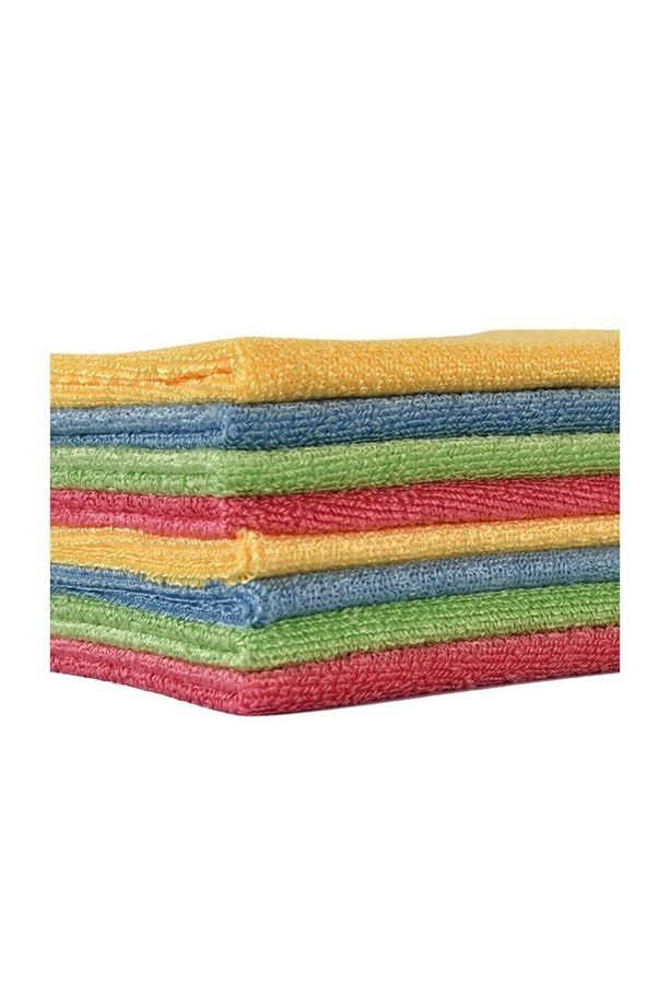 Mikrofiber Kadife Dokulu Genel Temizlik Bezi 40x40 Cm 50 gr 8'li - 3