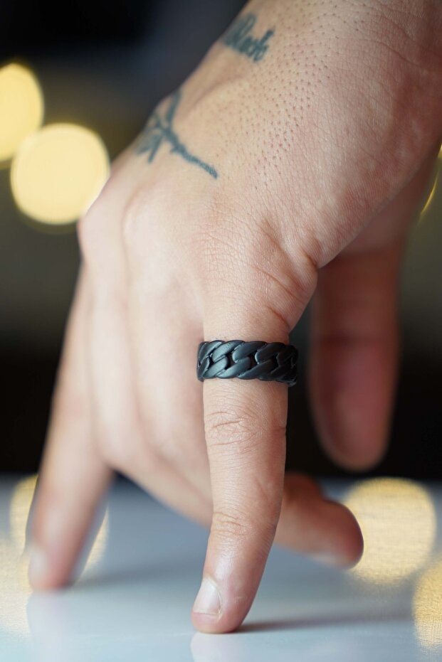 حلقة نموذج سلسلة سوداء قابلة للتعديل - 1