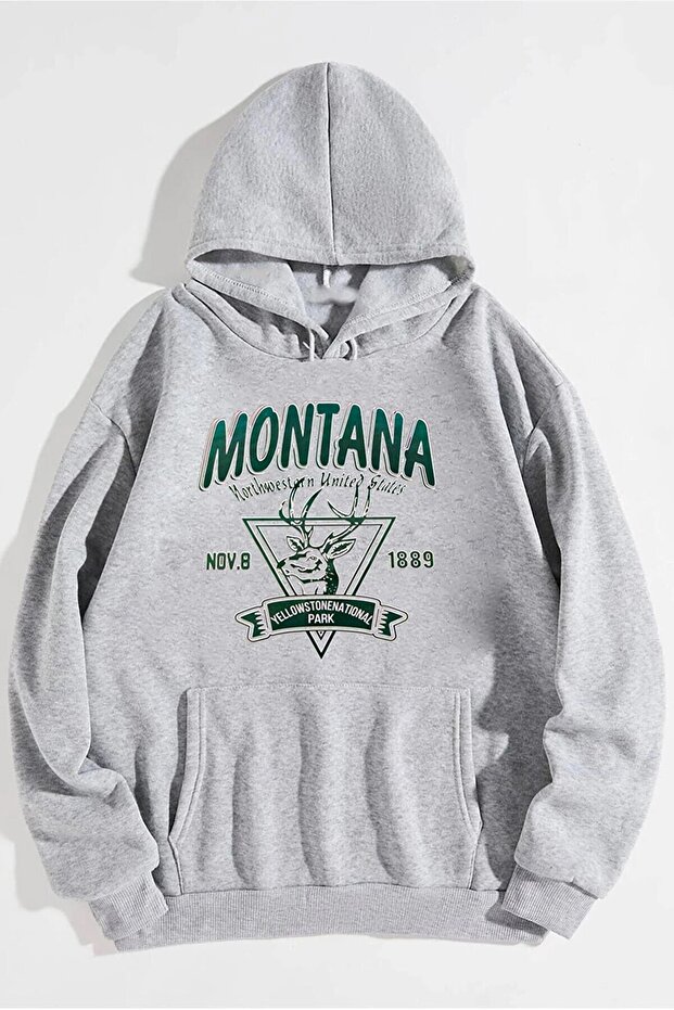سويت شيرت Montana 2ip Raster كبير الحجم للجنسين