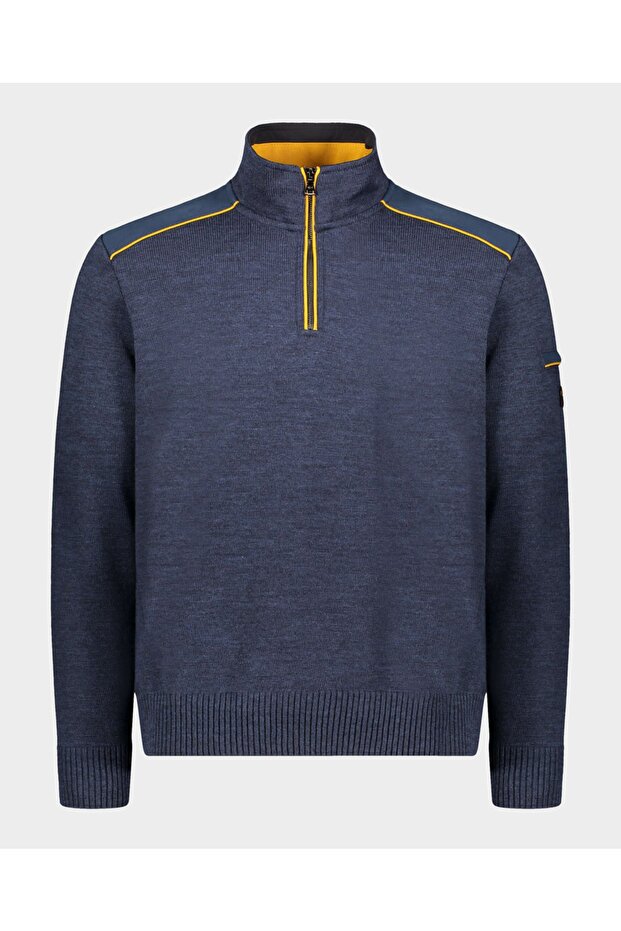 Men's Zıpped Pullover C.w. Wool - 5