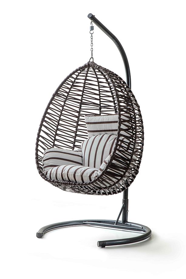 Class Rattan Salıncak Kahve Zebra Zebra Kahve Oturum - 2