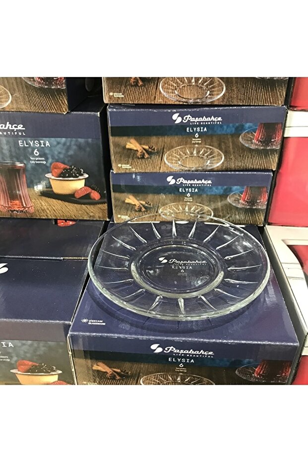 مجموعة من 6 أطباق شاي