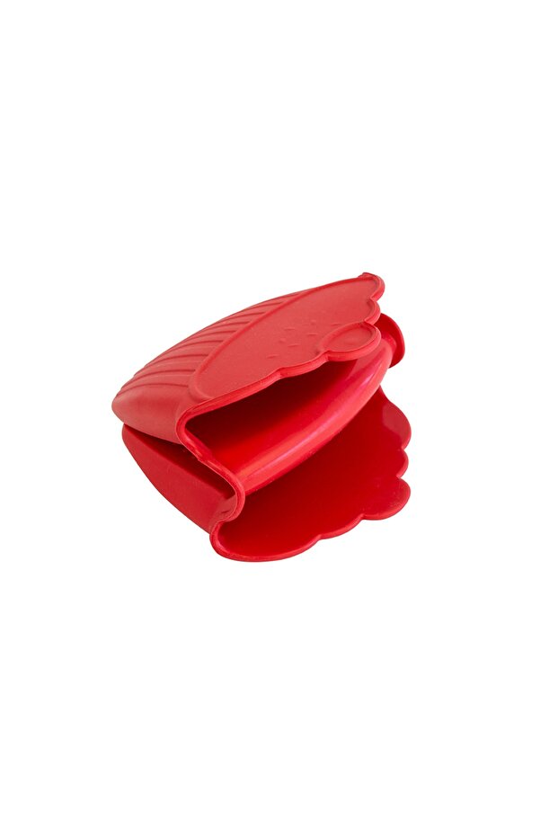 Silikon Fırın Eldiveni Kırmızı - 5