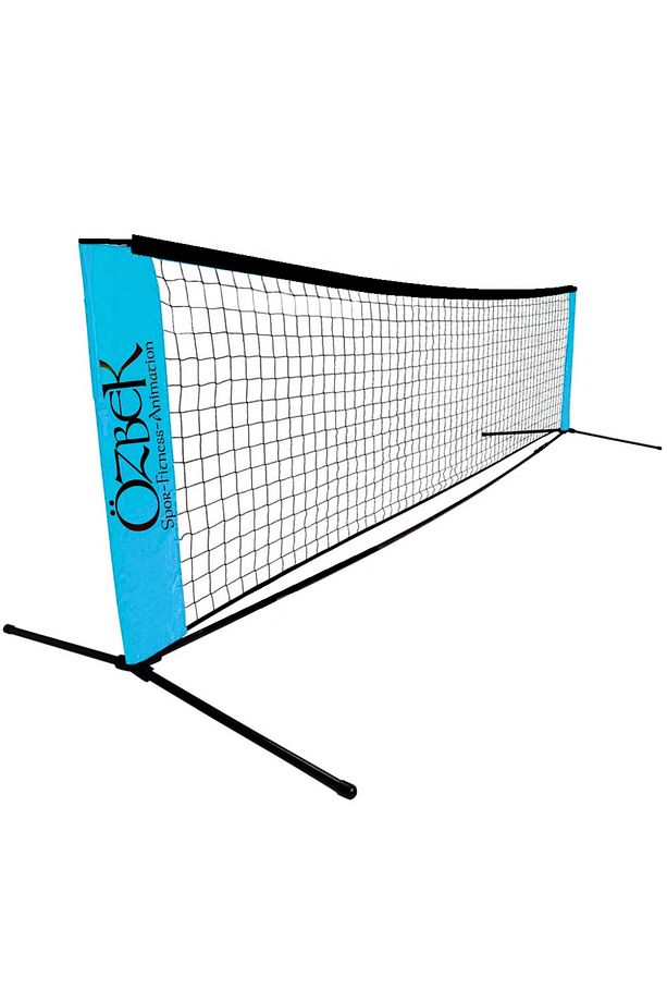 Ayak Tenisi Filesi Ağı - Portatif Ayak Tenisi Komple Direkli Set - 3 Metre - 1