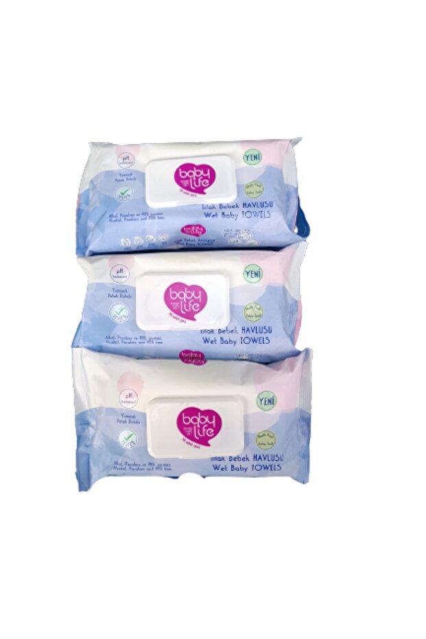 Baby Life Wet Wipes Towel 70 Sheets (Pack of 3)