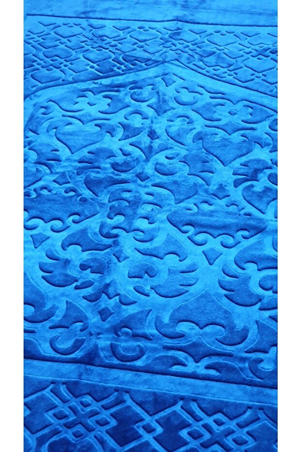 سجادة صلاة قطيفة منقوشة ذاتيًا - 2