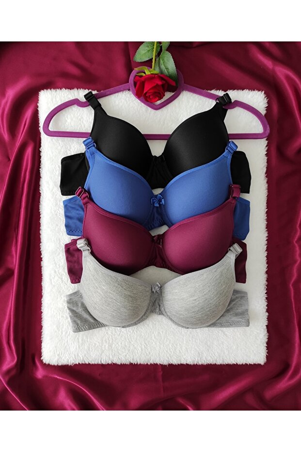 Women's Unpadded Wired Everyday 4-Pack Bra Set